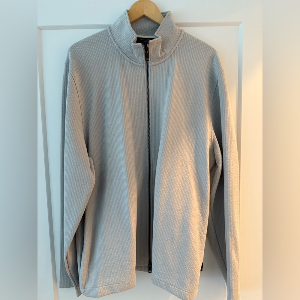 TED BAKER.  Men’s zip up fashion sweater